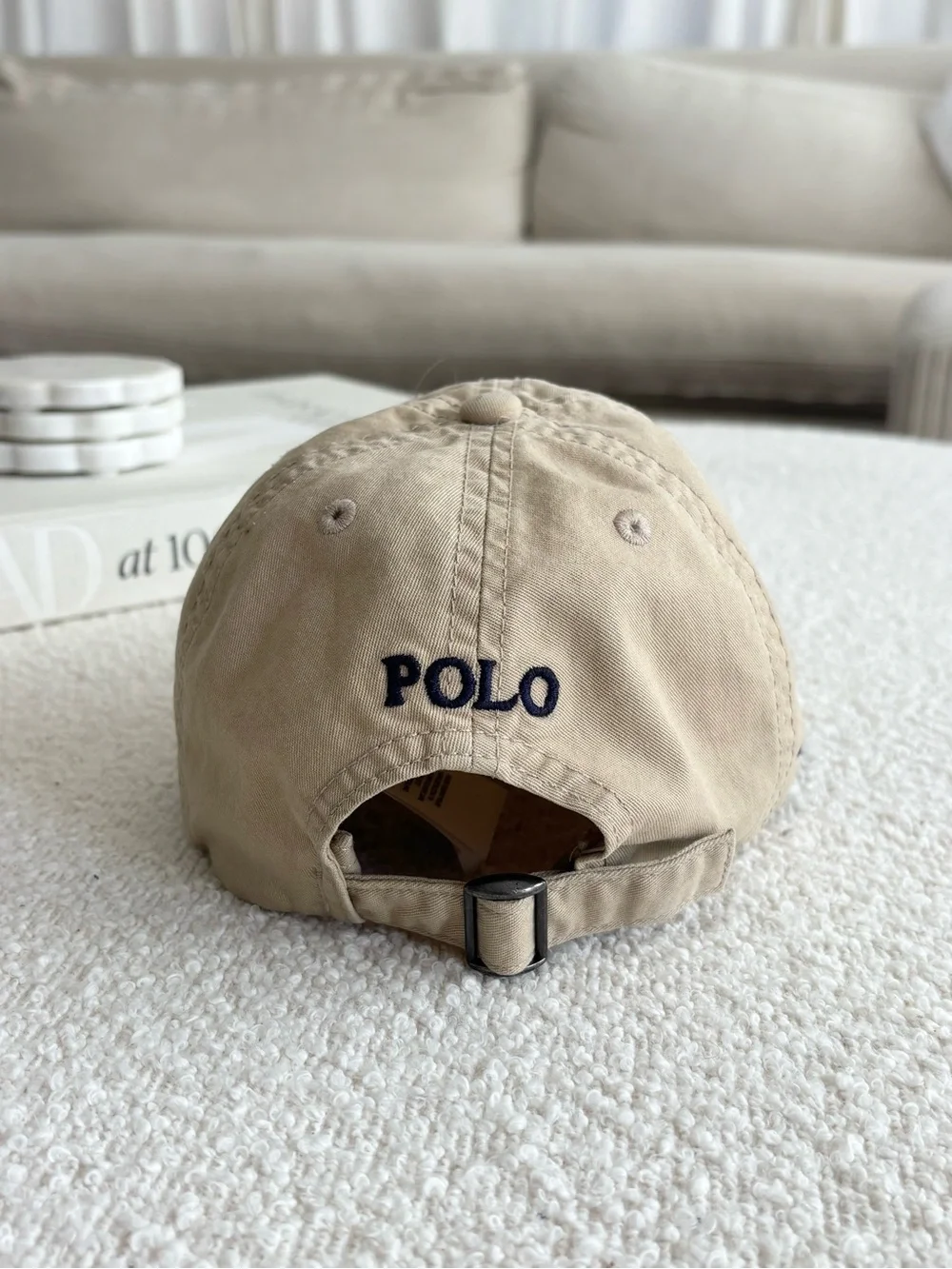 Kids Big Pony Khaki Polo by Ralph Lauren Cap
